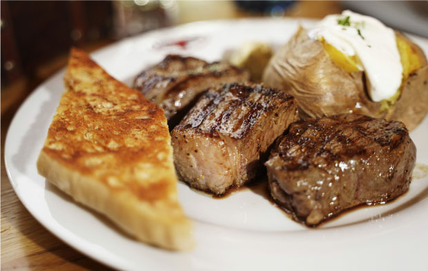 Steakgericht von der aktuellen Wochenkarte